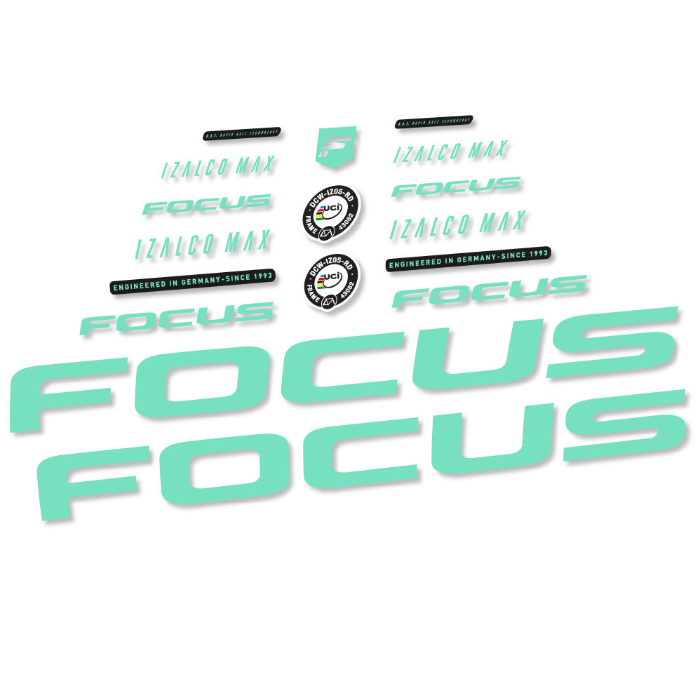 Stickers Focus Izalco Max 97 compatibles - Autocollants cadre vélo