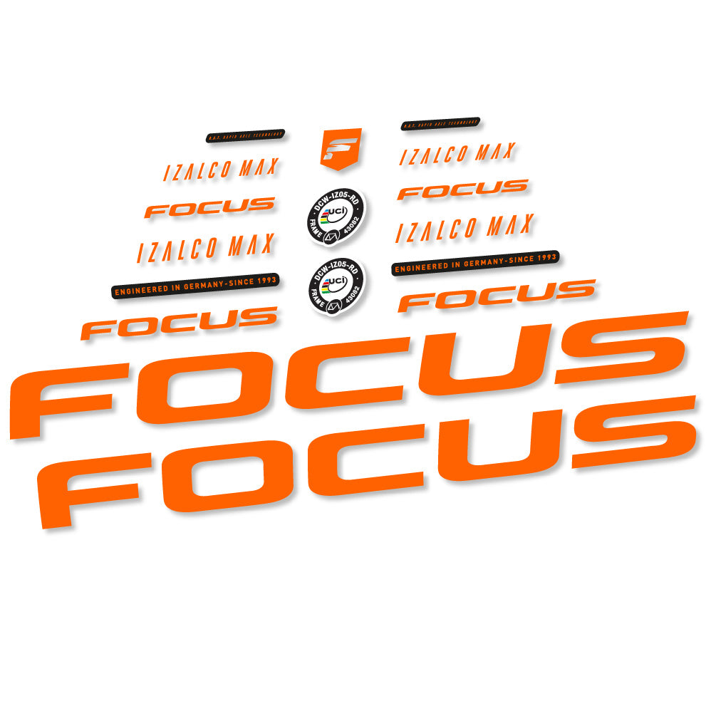Stickers Focus Izalco Max 9.7 compatibles Autocollants cadre