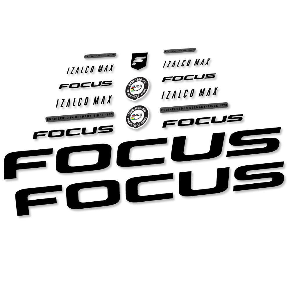 Stickers Focus Izalco Max 9.7 compatibles Autocollants cadre