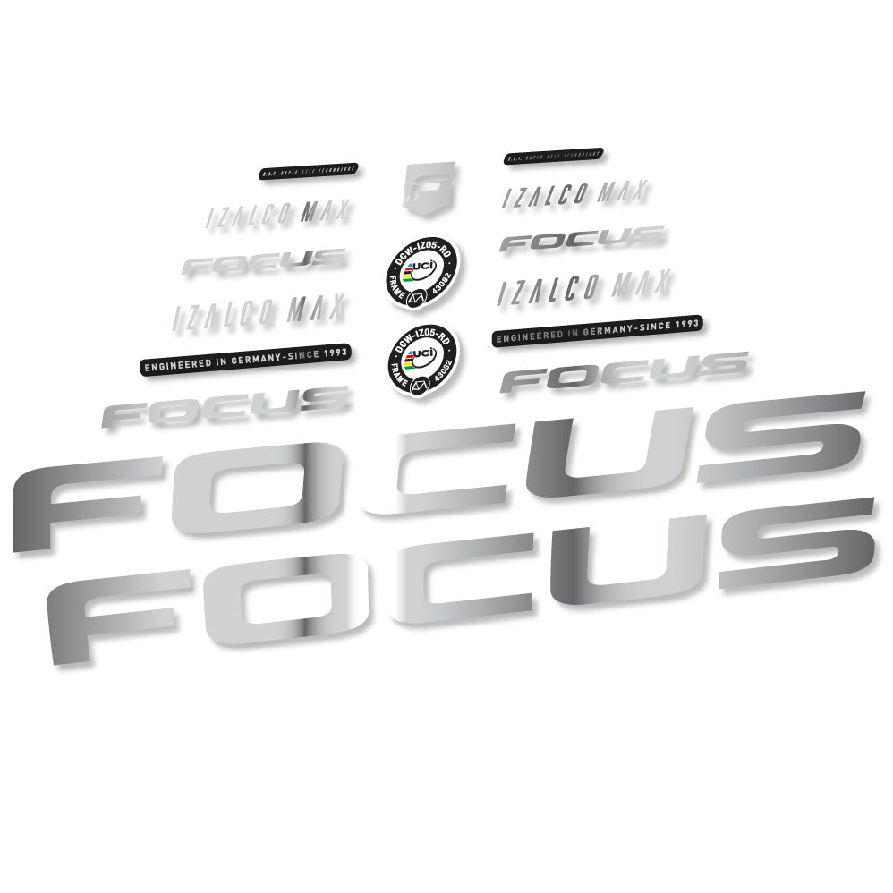 Stickers Focus Izalco Max 97 compatibles - Autocollants cadre vélo