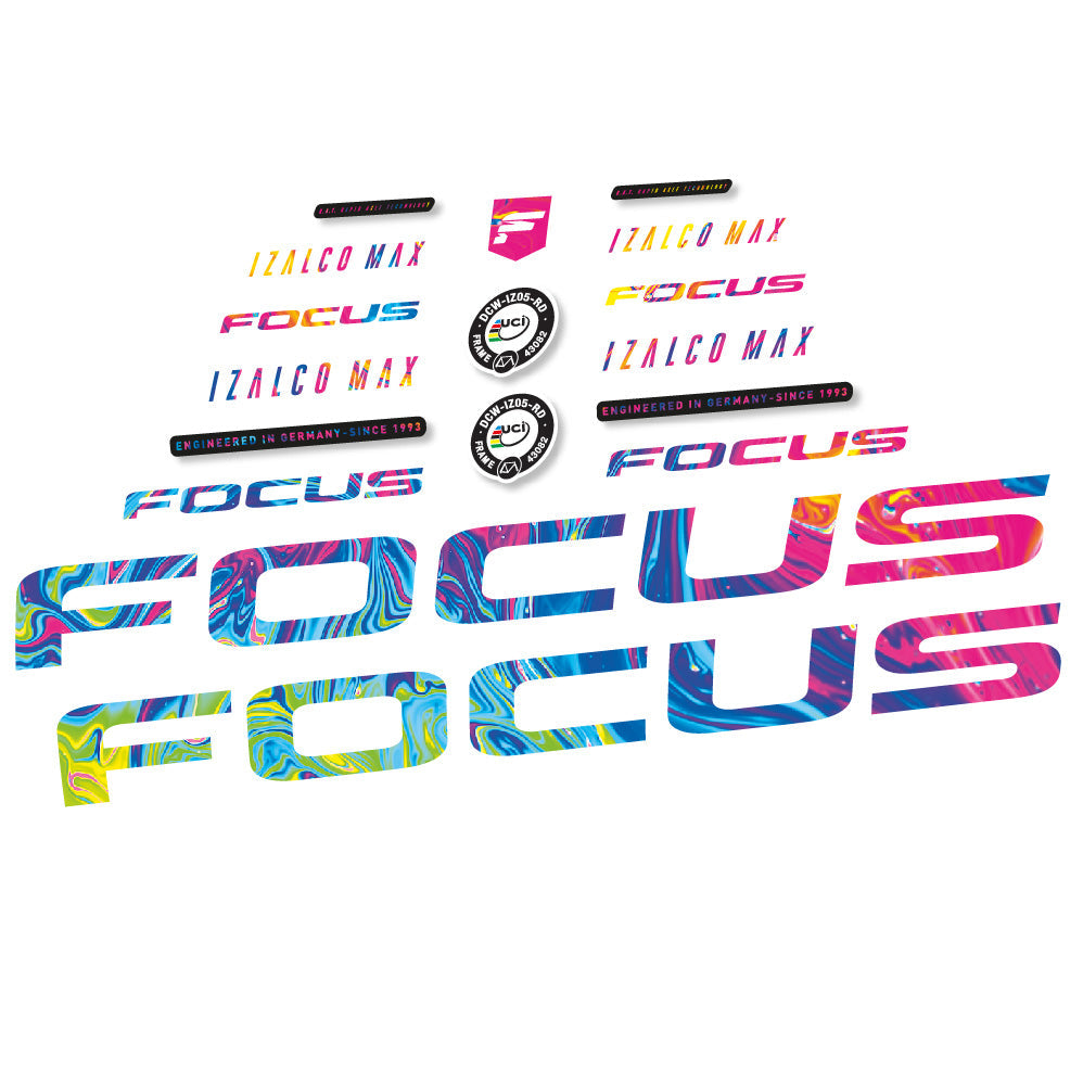 Stickers Focus Izalco Max 9.7 compatibles Autocollants cadre