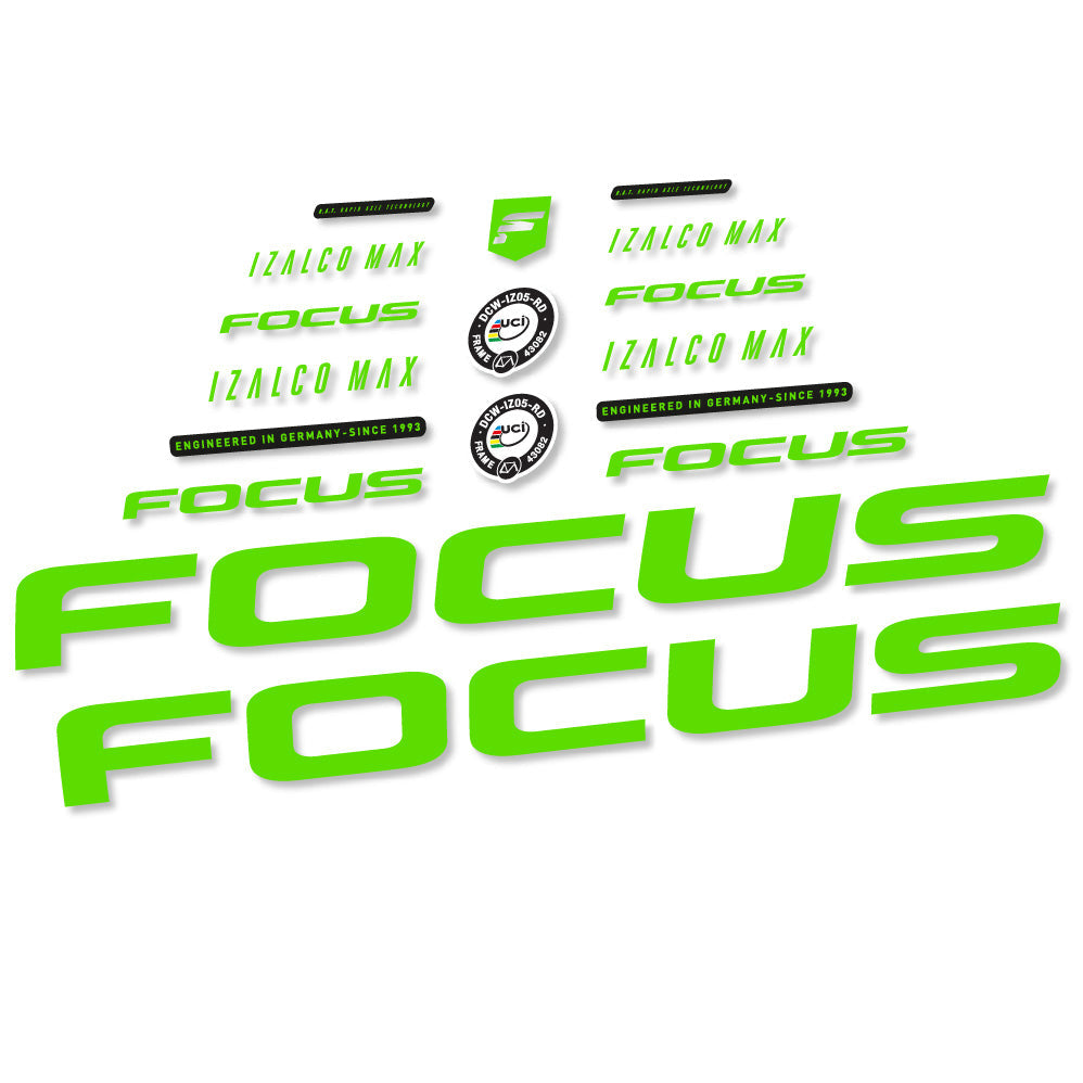 Stickers Focus Izalco Max 9.7 compatibles Autocollants cadre