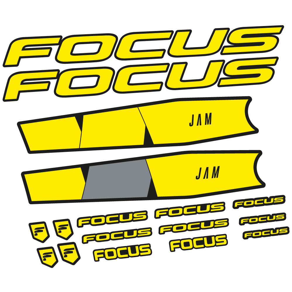 Stickers Focus Jam 6.8 2021 compatibles Autocollants cadre