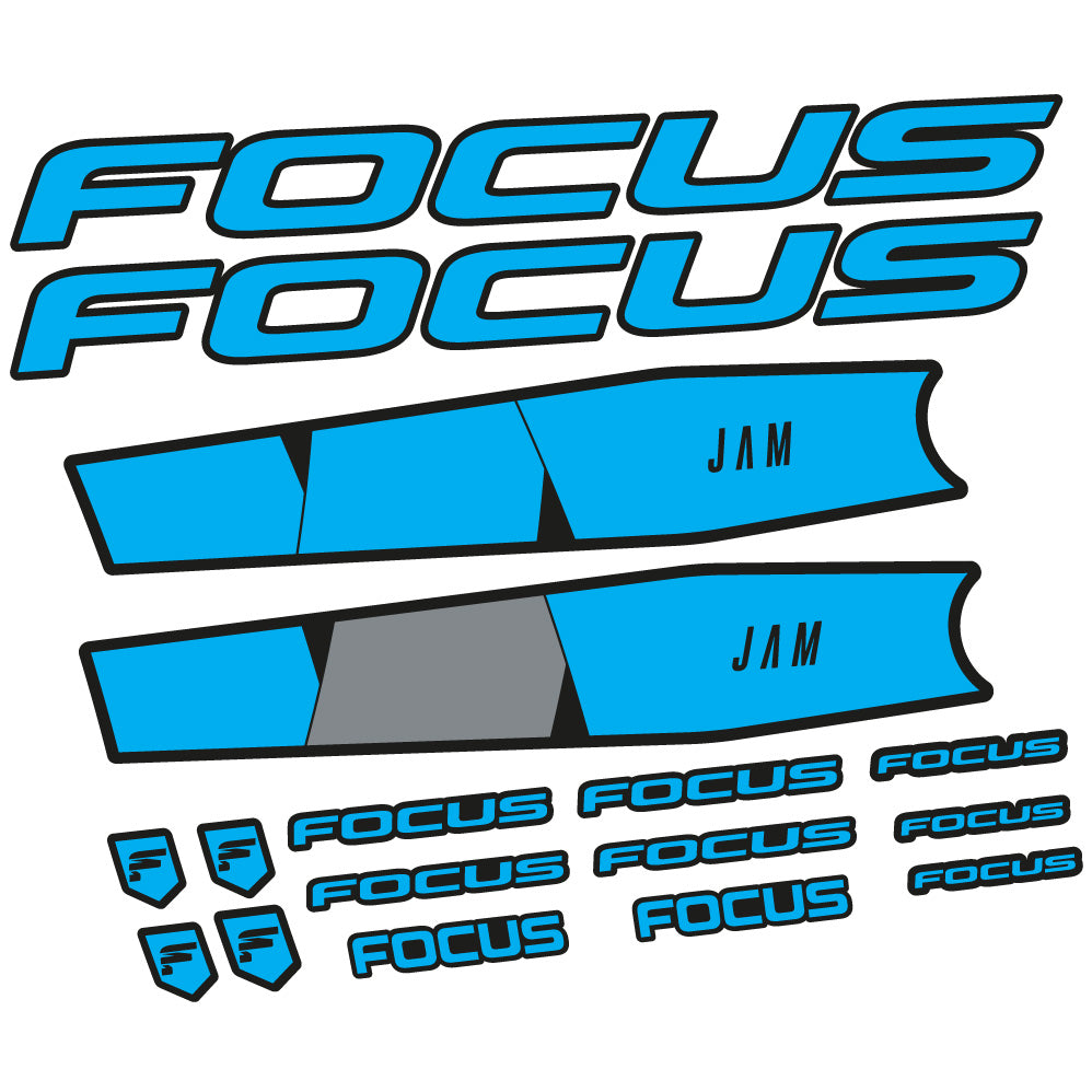 Stickers Focus Jam 6.8 2021 compatibles Autocollants cadre