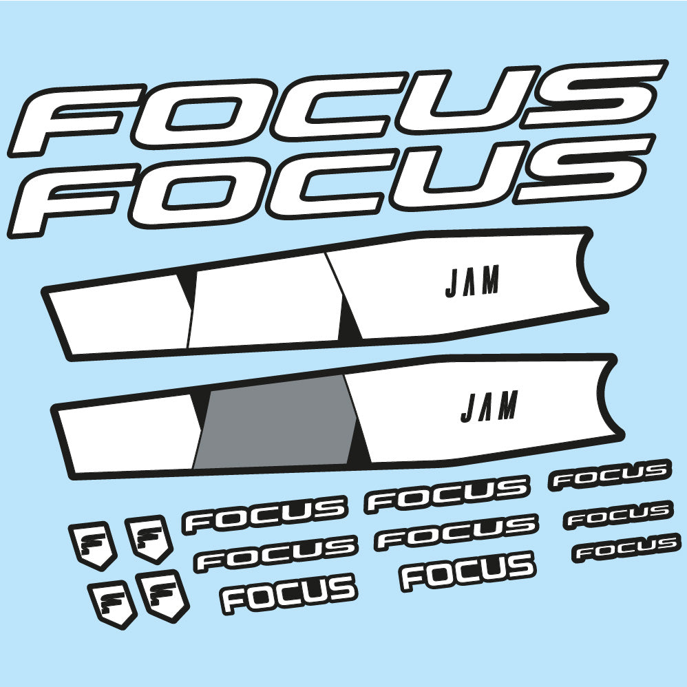 Stickers Focus Jam 6.8 2021 compatibles Autocollants cadre