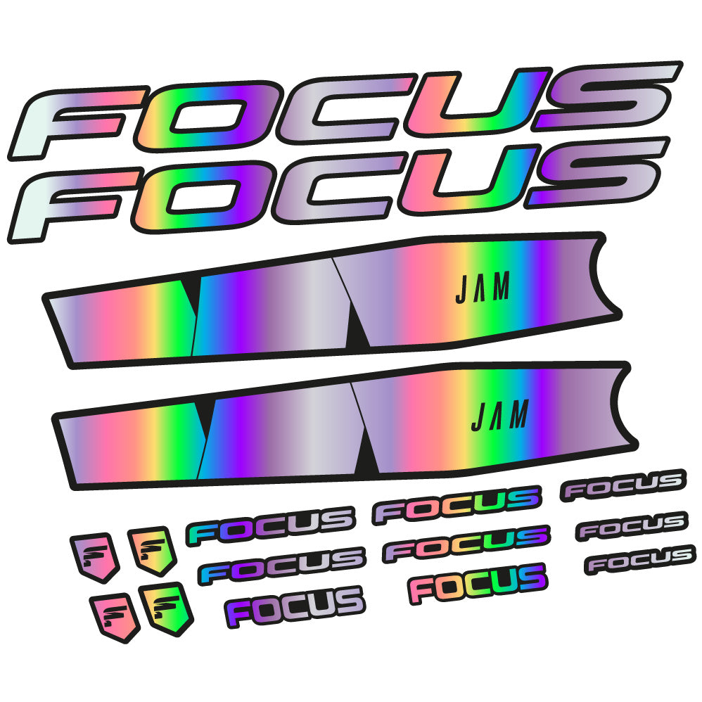 Stickers Focus Jam 6.8 2021 compatibles Autocollants cadre