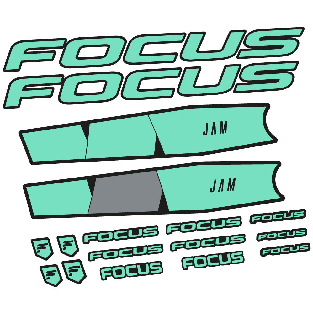 Stickers Focus Jam 6.8 2021 compatibles Autocollants cadre