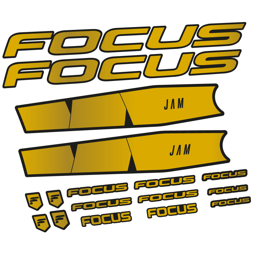 Stickers Focus Jam 6.8 2021 compatibles Autocollants cadre