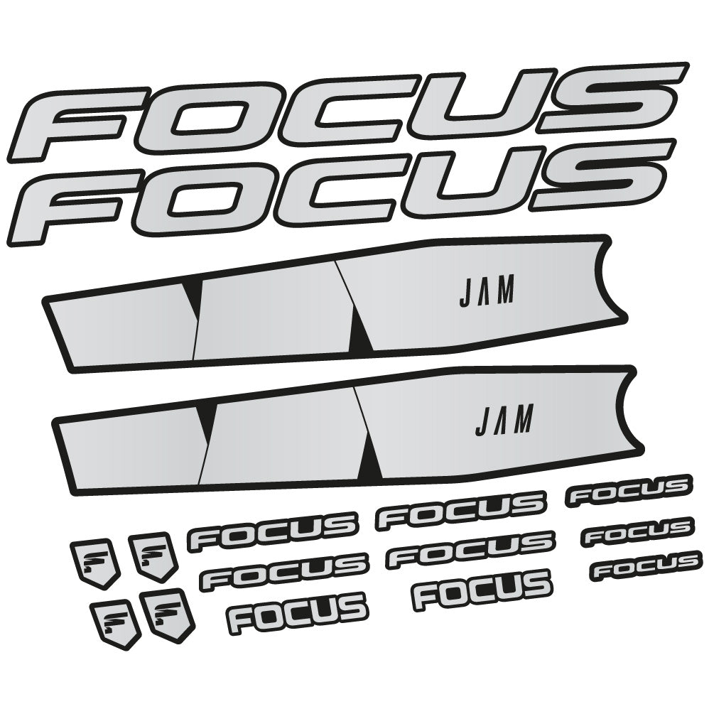 Stickers Focus Jam 6.8 2021 compatibles Autocollants cadre