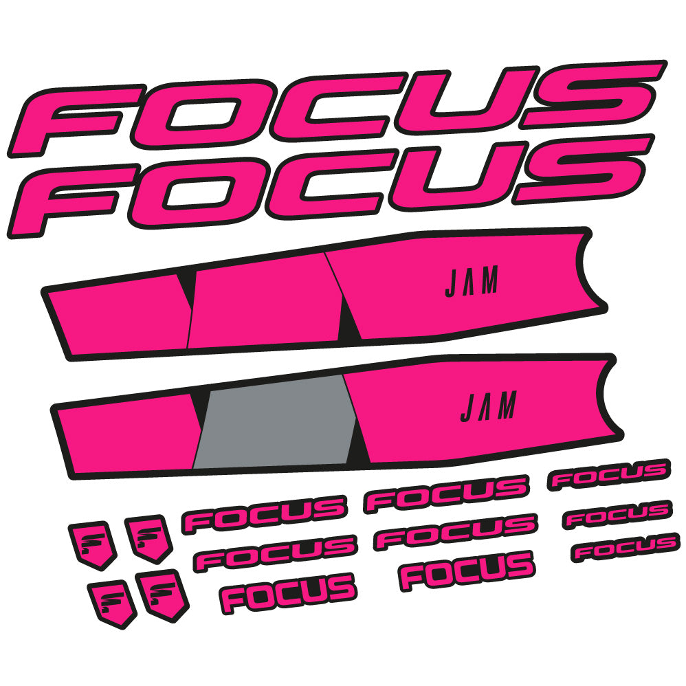 Stickers Focus Jam 6.8 2021 compatibles Autocollants cadre