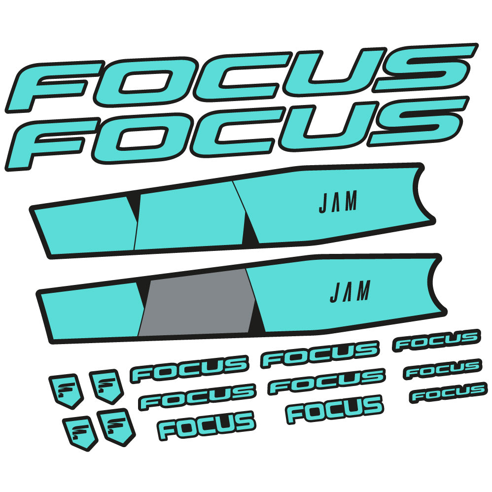 Stickers Focus Jam 6.8 2021 compatibles Autocollants cadre