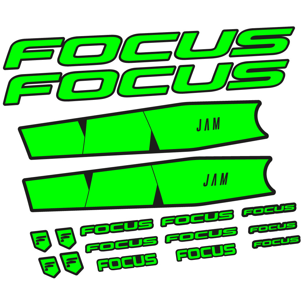 Stickers Focus Jam 6.8 2021 compatibles Autocollants cadre