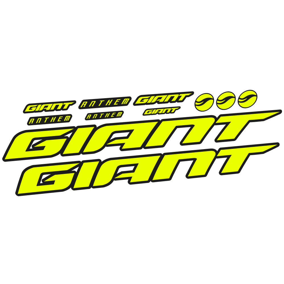 Stickers Giant Anthem Advanced Pro 2022 compatibles Autocollants cadre