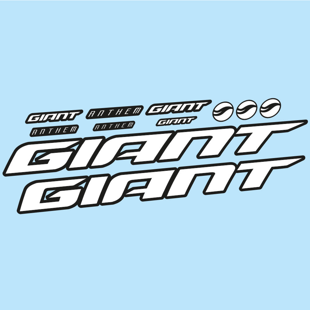 Stickers Giant Anthem Advanced Pro 2022 compatibles Autocollants cadre