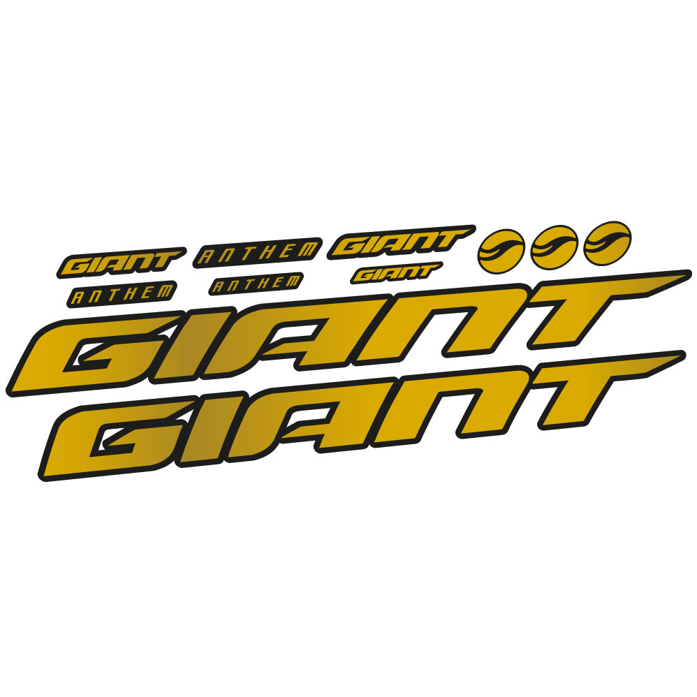 Stickers Giant Anthem Advanced Pro 2022 compatibles Autocollants cadre