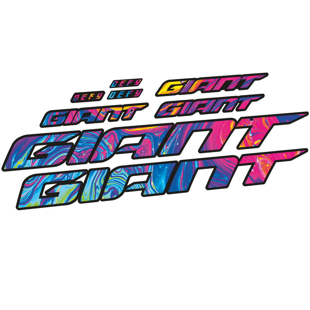 Stickers Giant Defy Advanced 1 2022 compatibles Autocollants cadre
