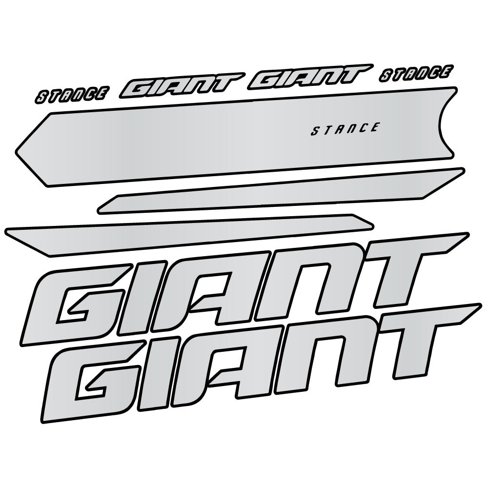Stickers Giant Stance 2021 compatibles Autocollants cadre