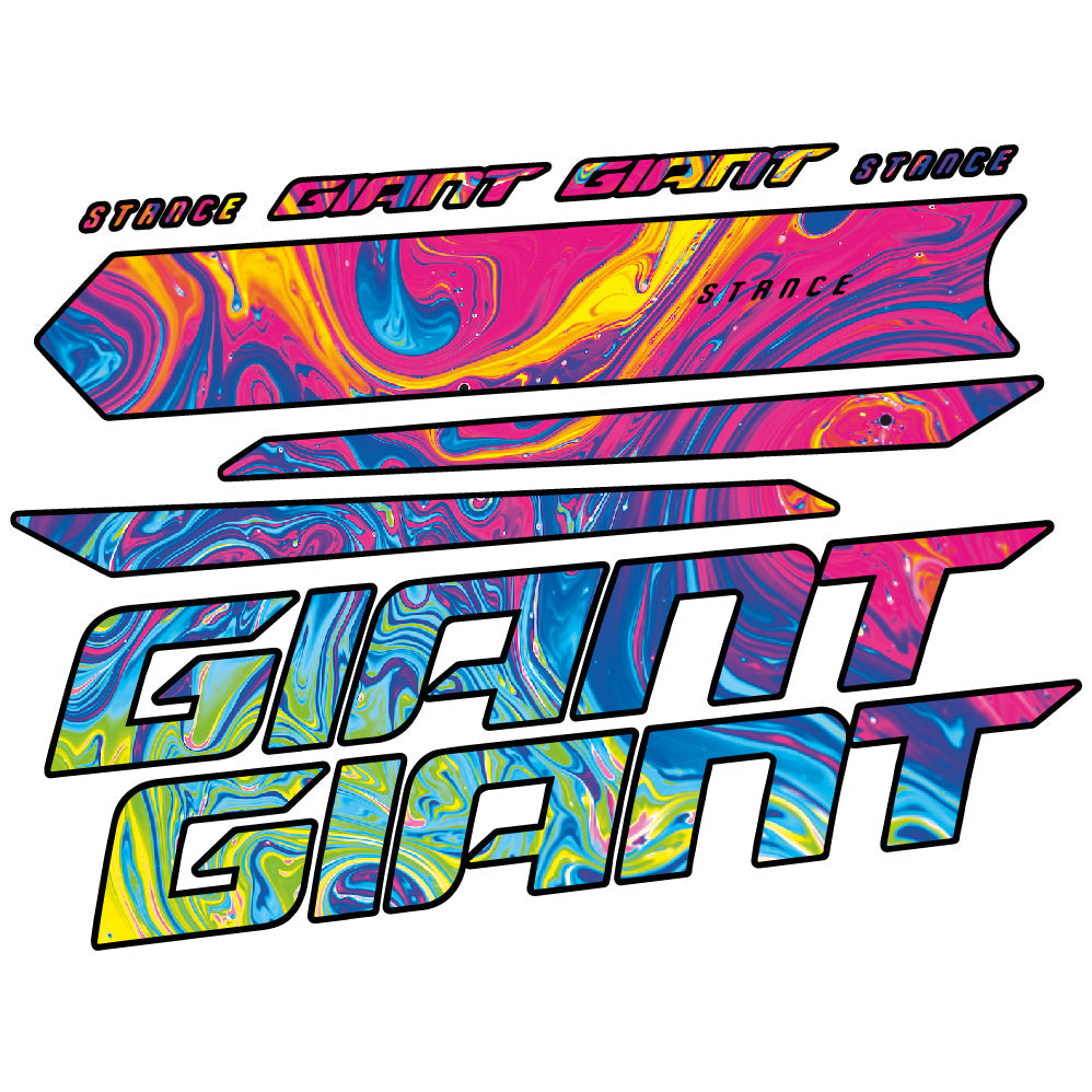 Stickers Giant Stance 2021 compatibles Autocollants cadre