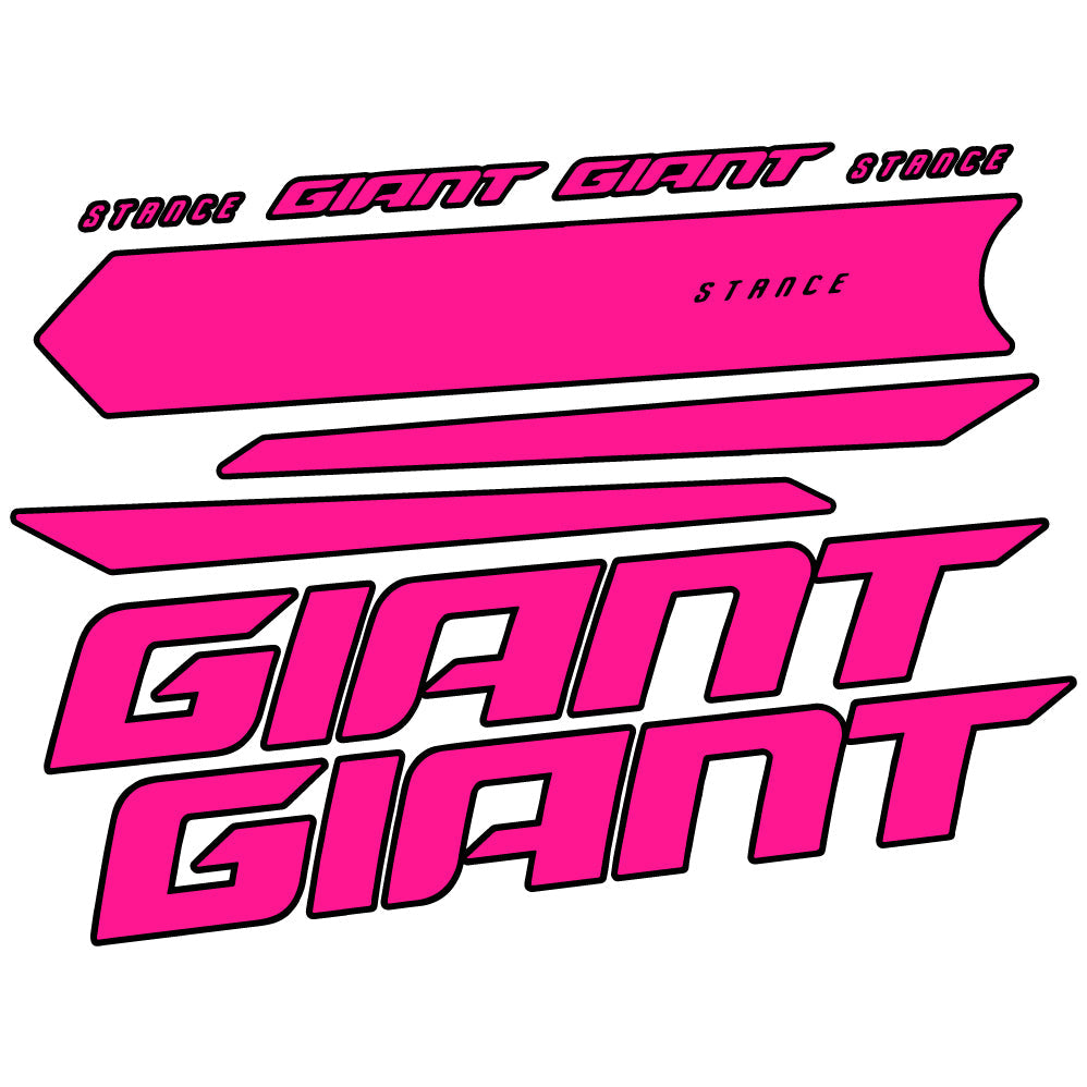 Stickers Giant Stance 2021 compatibles Autocollants cadre