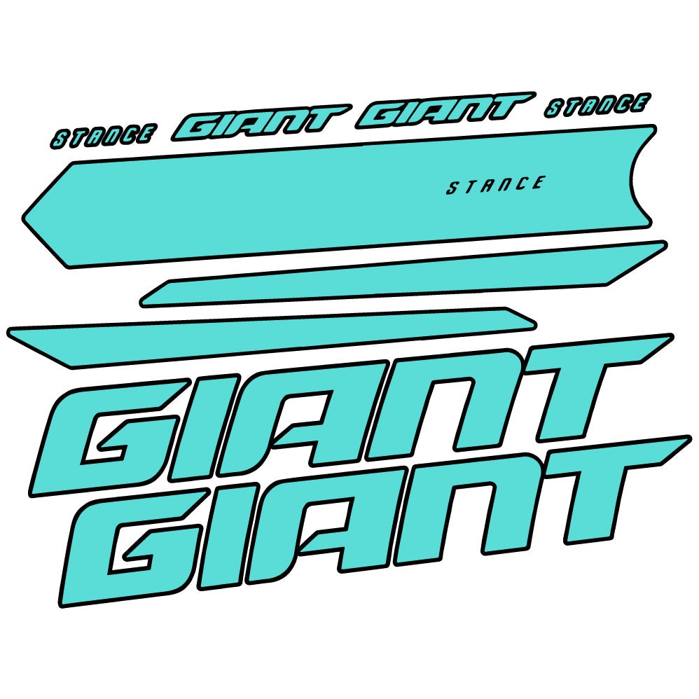 Stickers Giant Stance 2021 compatibles Autocollants cadre