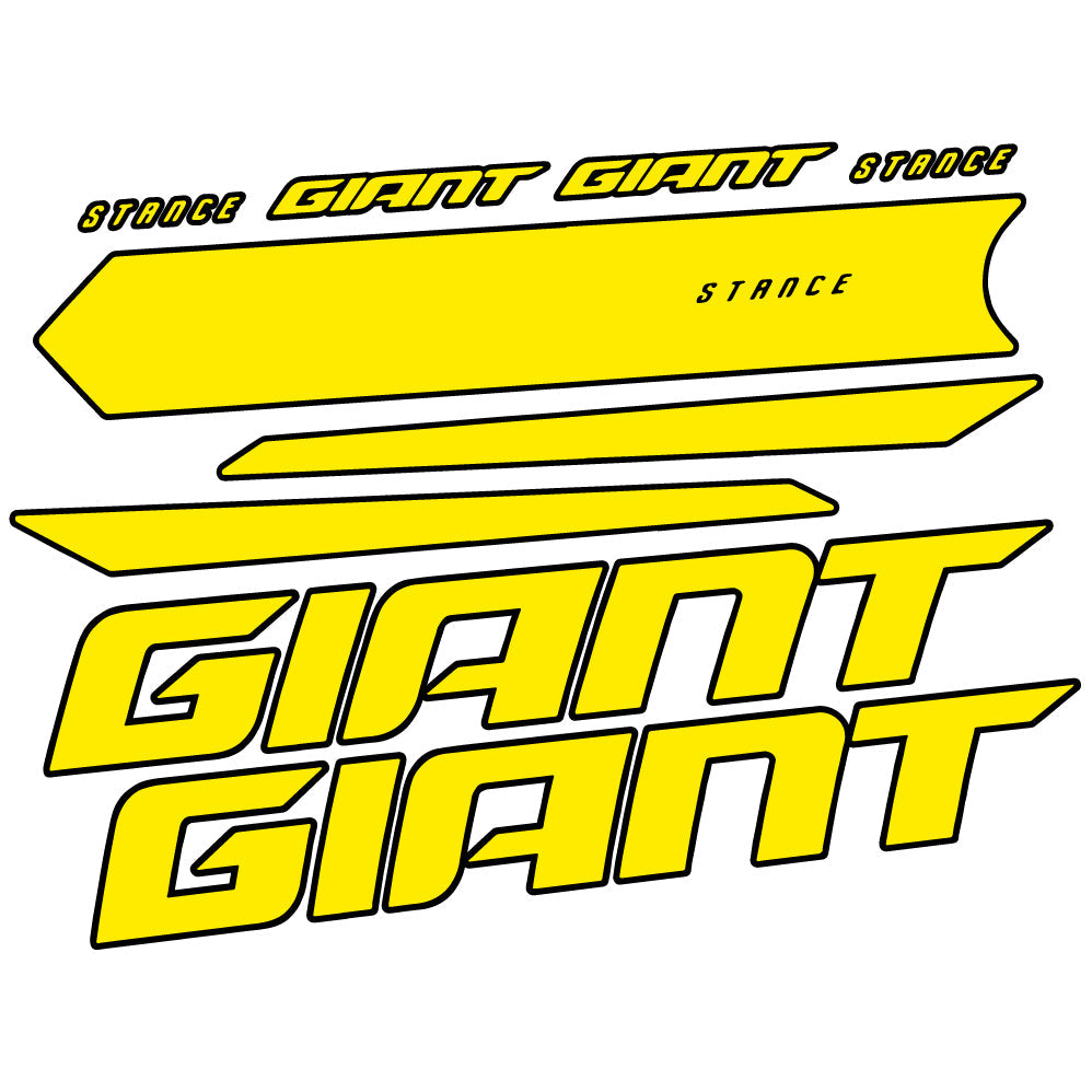 Stickers Giant Stance 2021 compatibles Autocollants cadre
