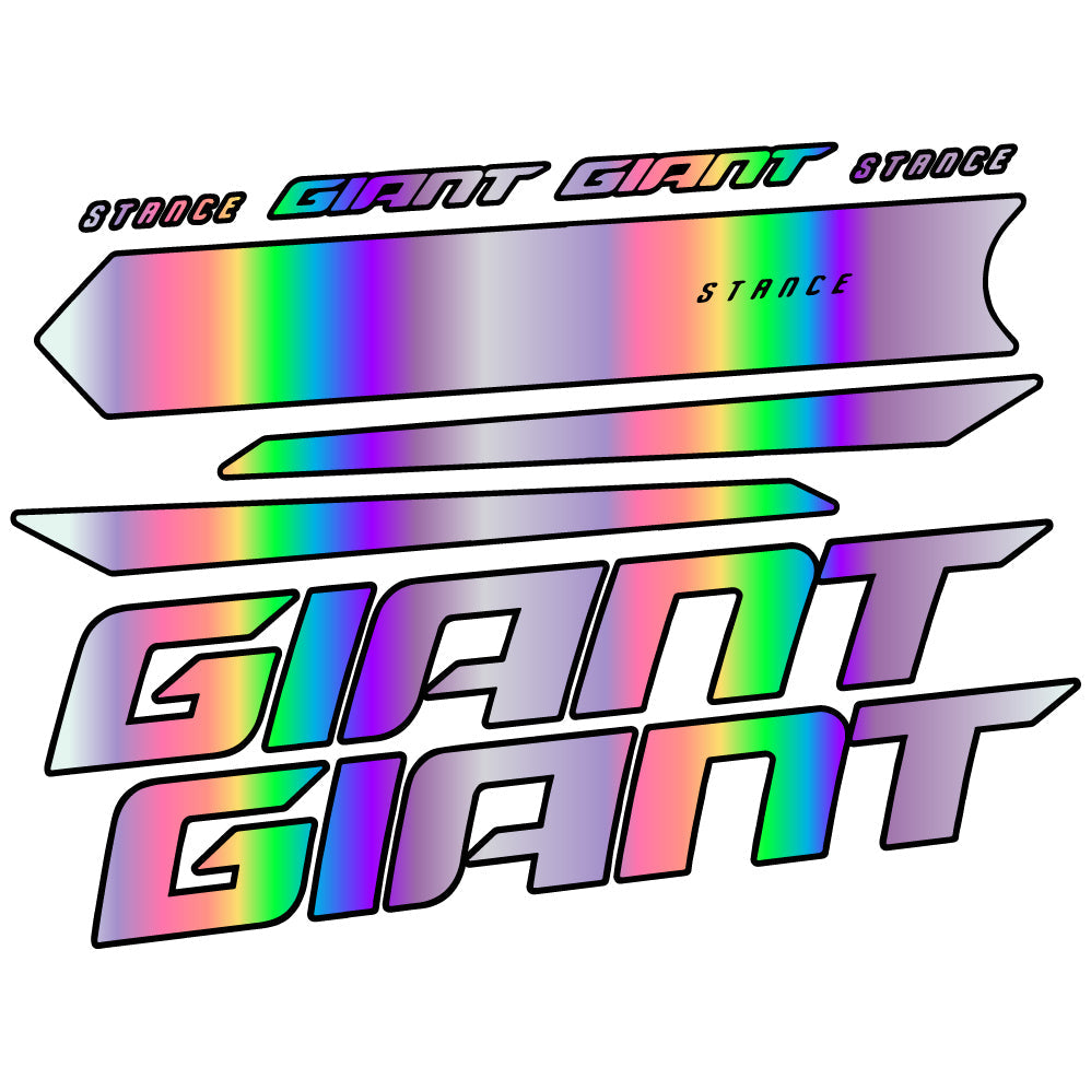 Stickers Giant Stance 2021 compatibles Autocollants cadre