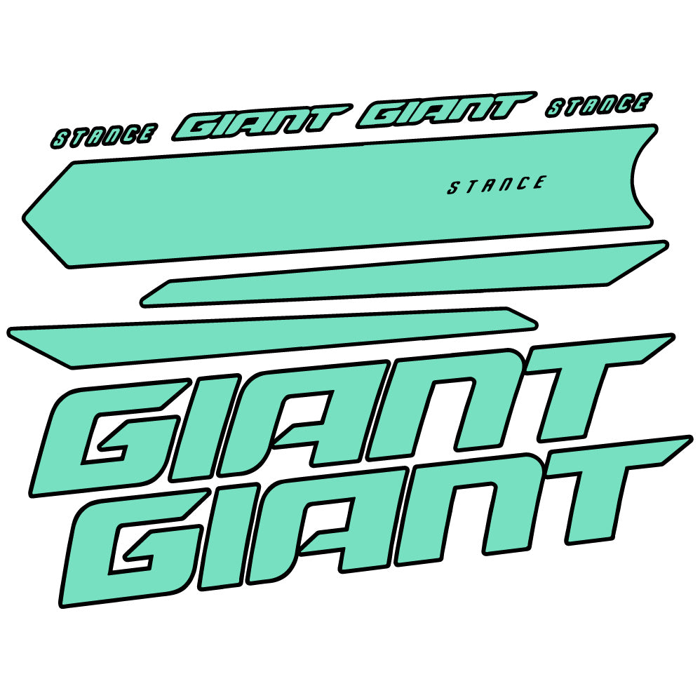 Stickers Giant Stance 2021 compatibles Autocollants cadre