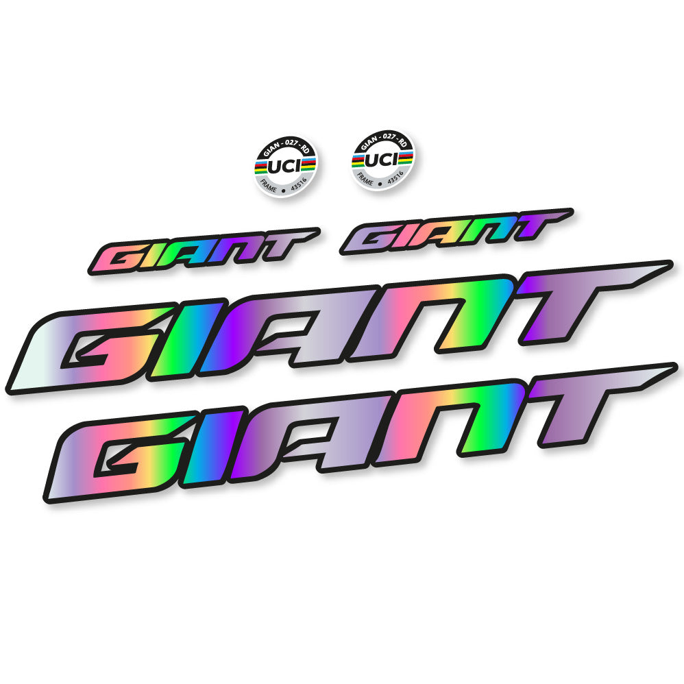 Stickers Giant TCR Advanced Pro Disc 1 AX 2022 compatibles - Autocollants cadre vélo