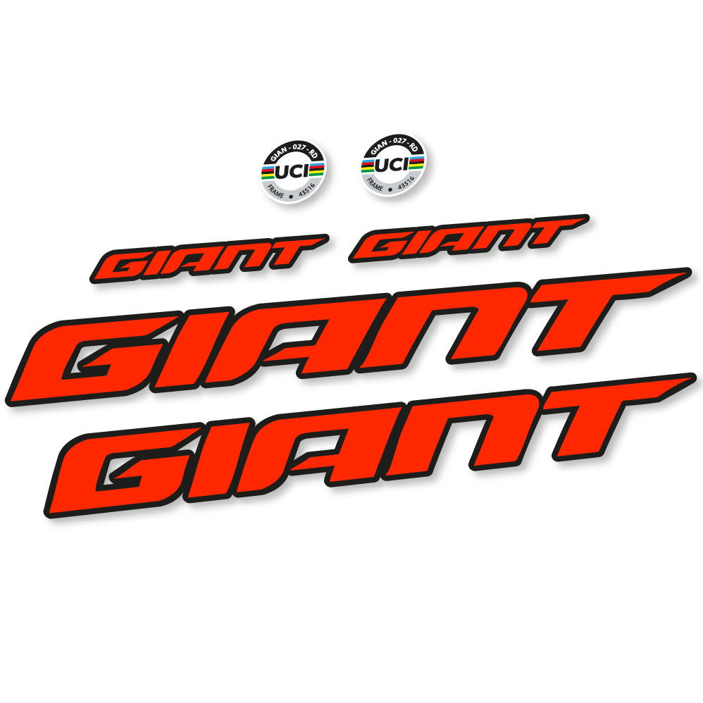 Stickers Giant TCR Advanced Pro Disc 1 AX 2022 compatibles - Autocollants cadre vélo