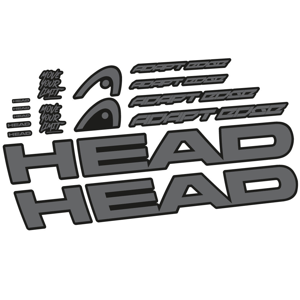 Stickers Head Adapt Edge III 2023 compatibles Autocollants cadre