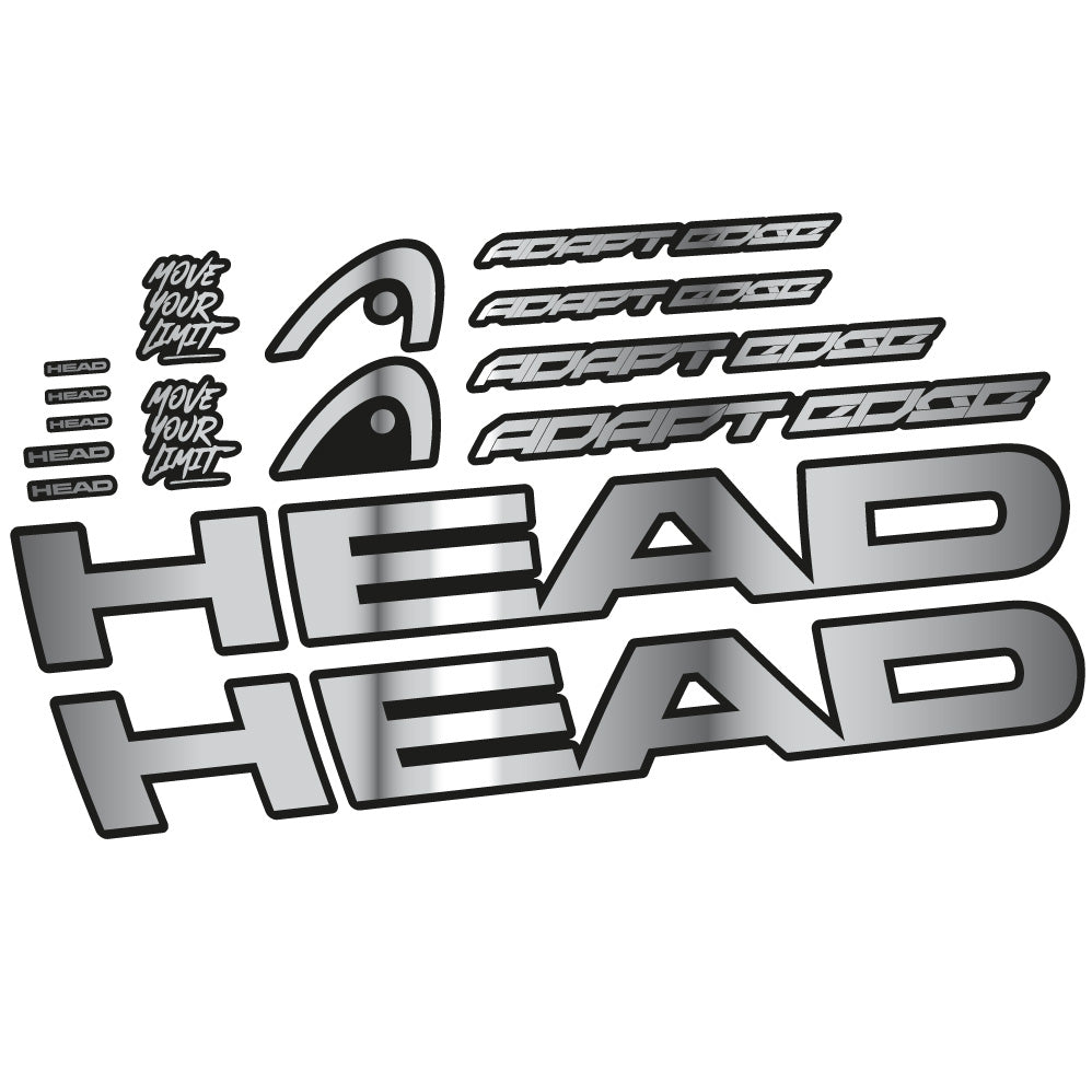 Stickers Head Adapt Edge III 2023 compatibles Autocollants cadre