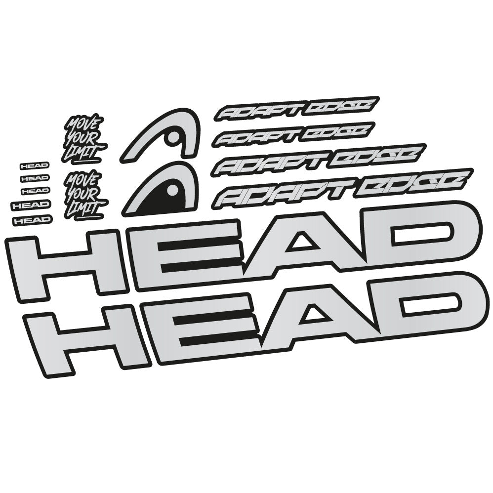 Stickers Head Adapt Edge III 2023 compatibles Autocollants cadre