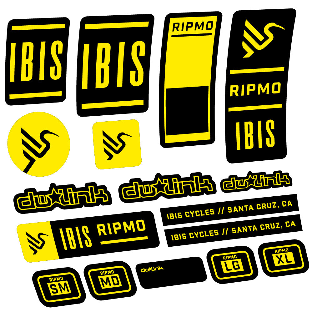 Stickers Ibis Ripmo V2 compatibles Autocollants cadre