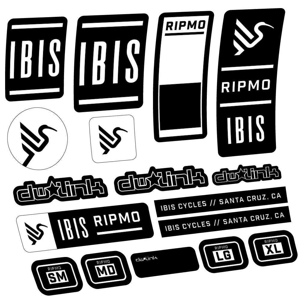 Stickers Ibis Ripmo V2 compatibles Autocollants cadre