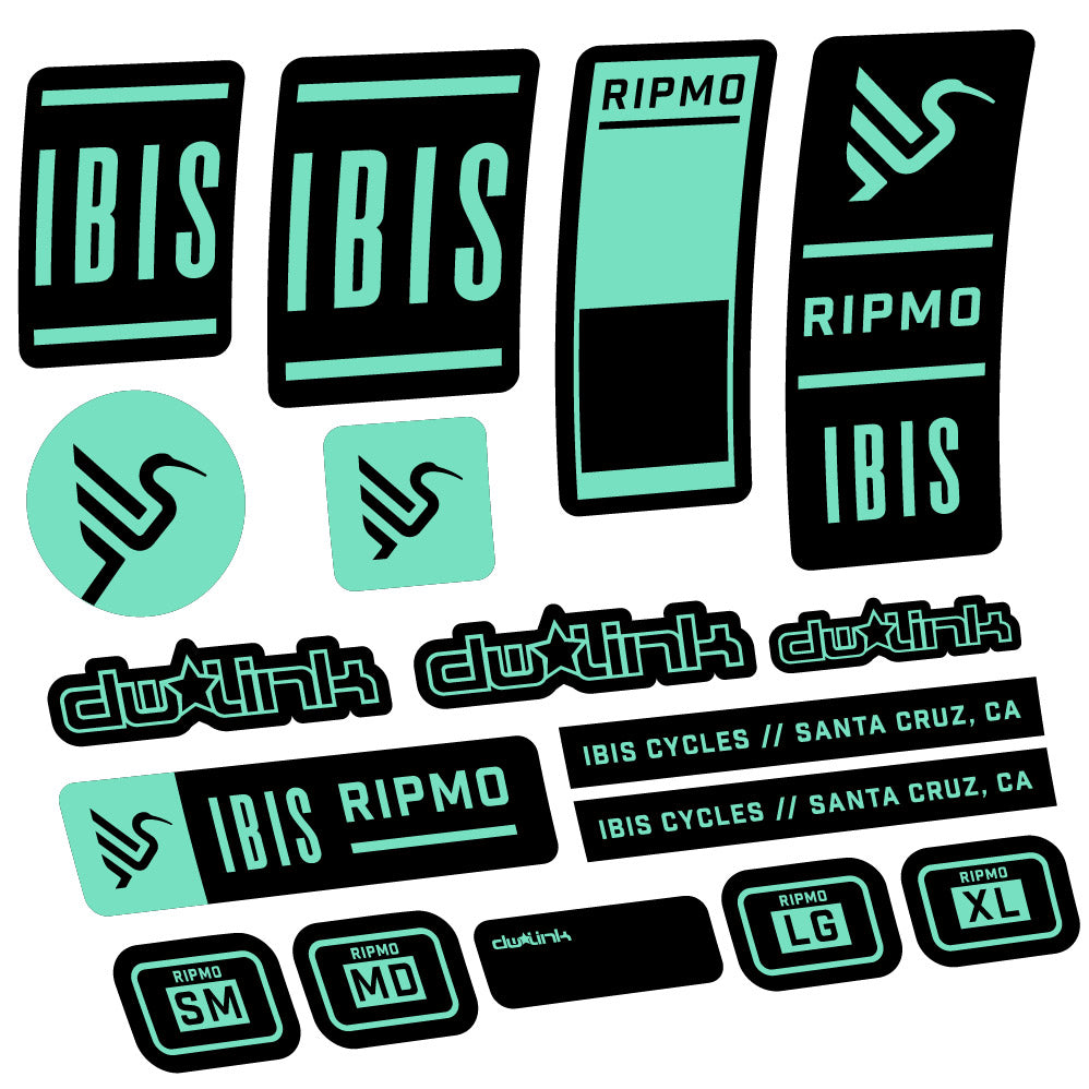 Stickers Ibis Ripmo V2 compatibles Autocollants cadre
