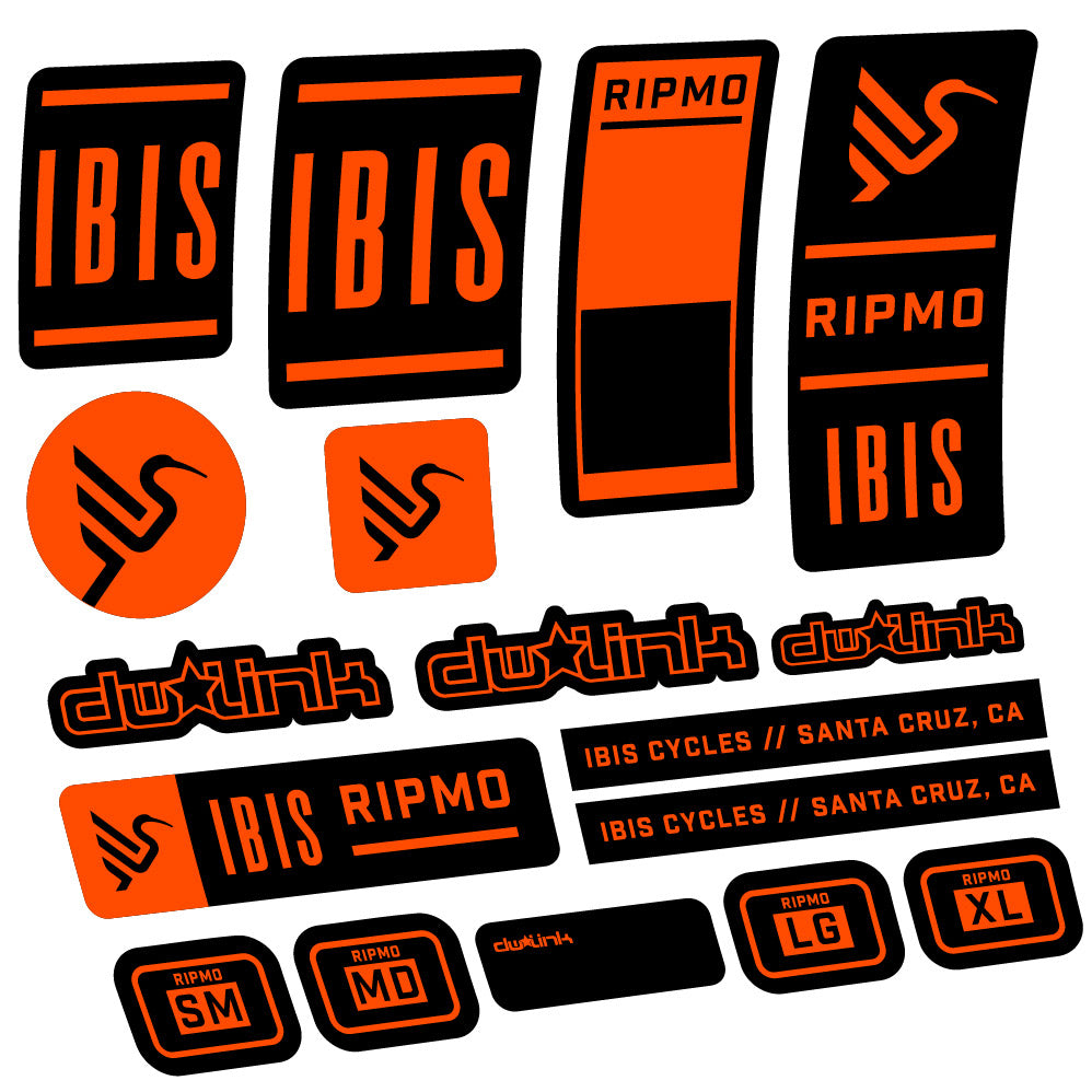 Stickers Ibis Ripmo V2 compatibles Autocollants cadre