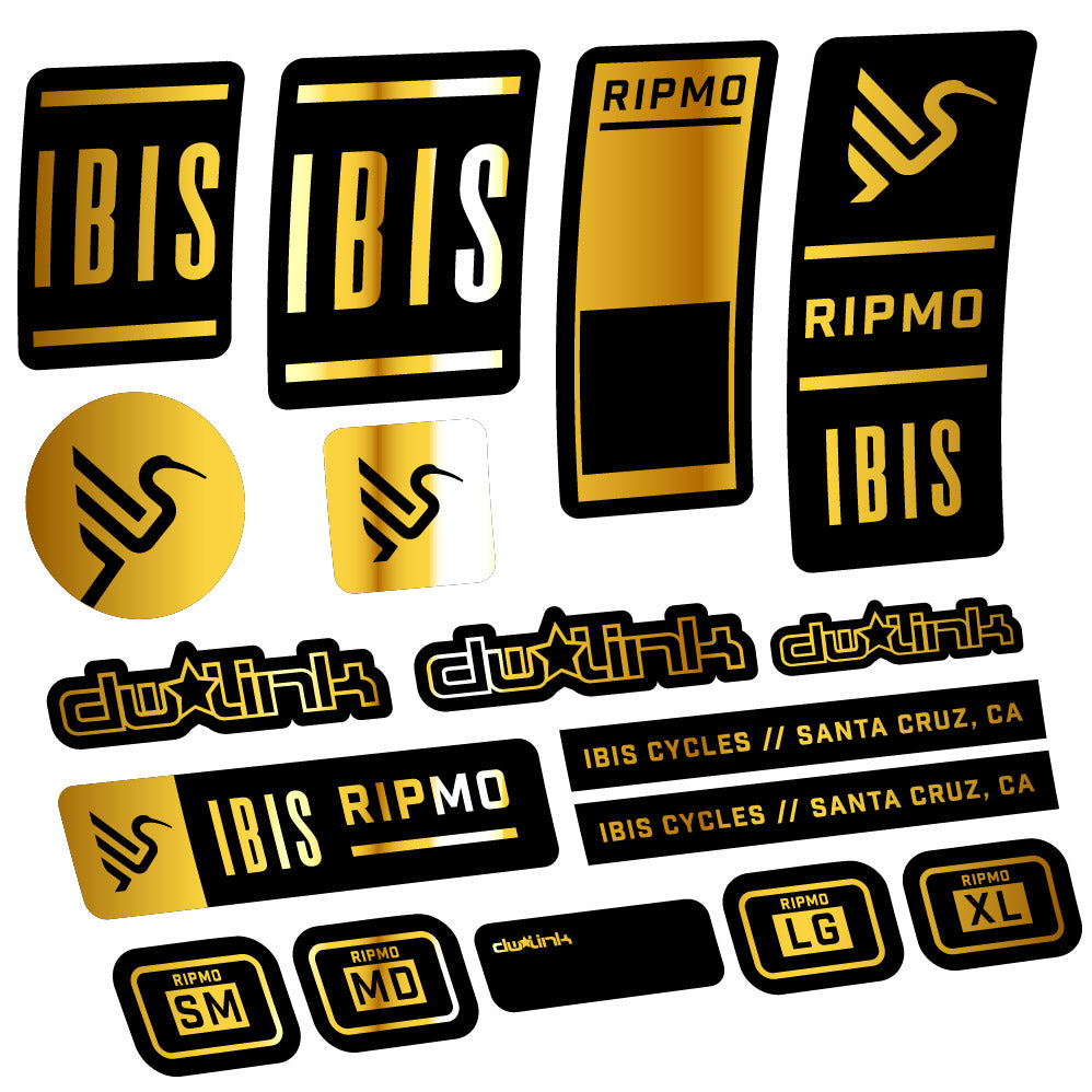 Stickers Ibis Ripmo V2 compatibles - Autocollants cadre vélo