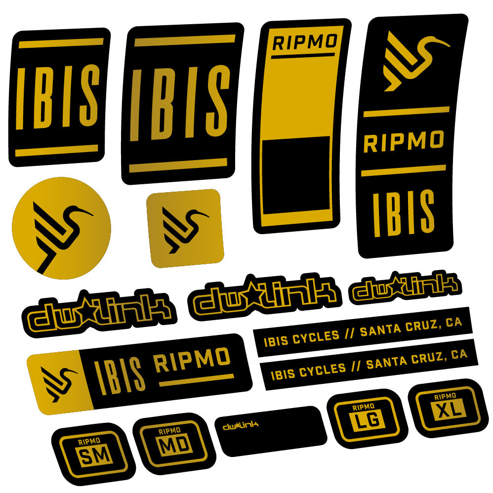 Stickers Ibis Ripmo V2 compatibles - Autocollants cadre vélo