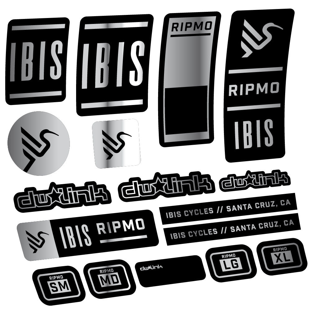 Stickers Ibis Ripmo V2 compatibles - Autocollants cadre vélo