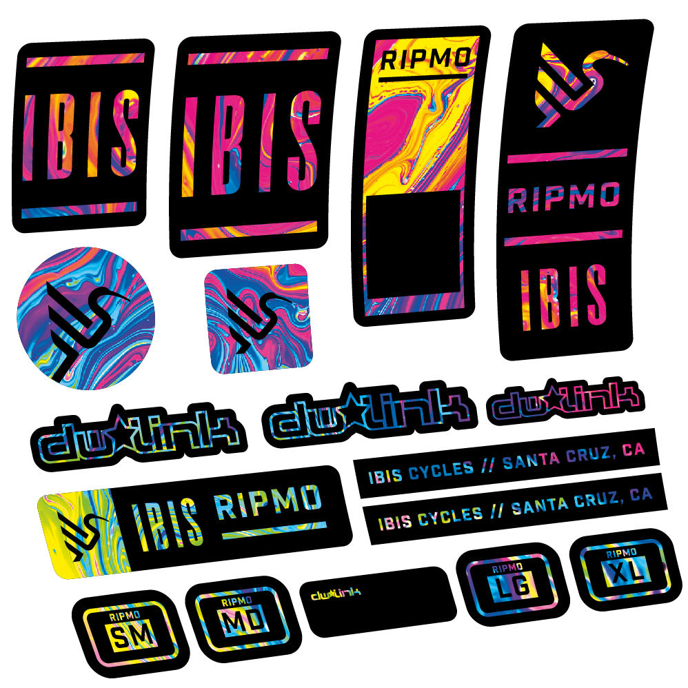 Stickers Ibis Ripmo V2 compatibles Autocollants cadre