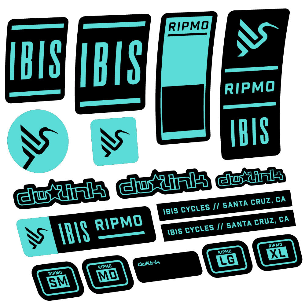 Stickers Ibis Ripmo V2 compatibles Autocollants cadre