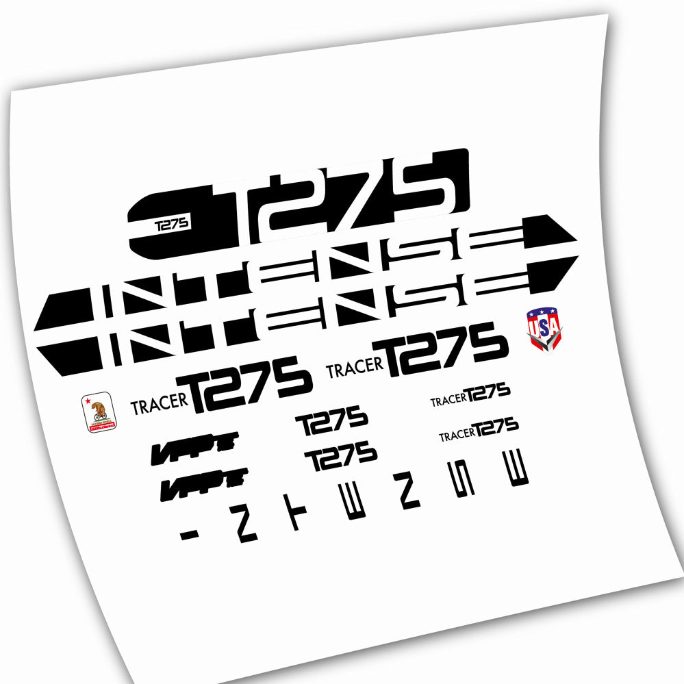 Stickers Intense T275 compatibles Autocollants cadre