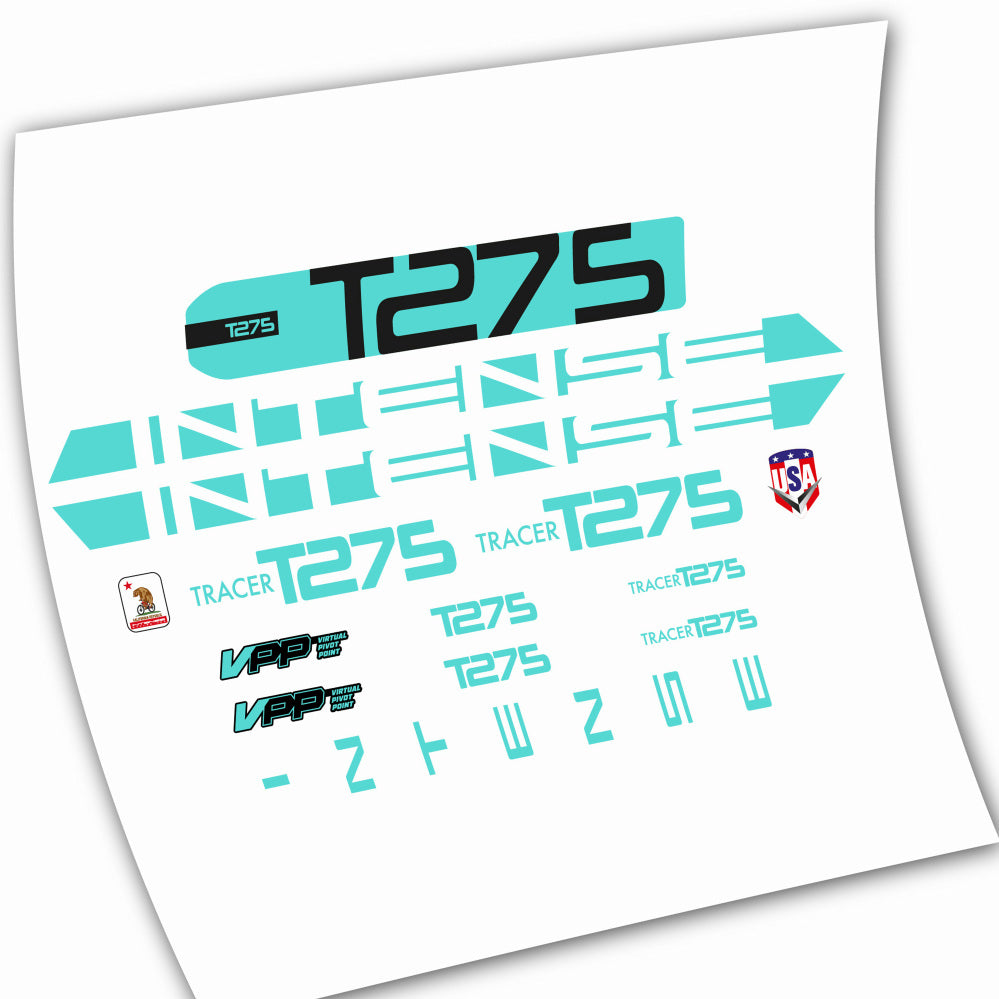 Stickers Intense T275 compatibles Autocollants cadre