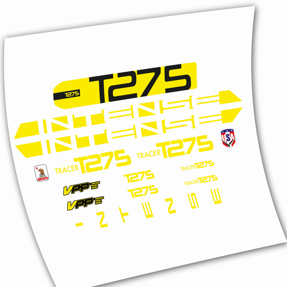 Stickers Intense T275 compatibles Autocollants cadre