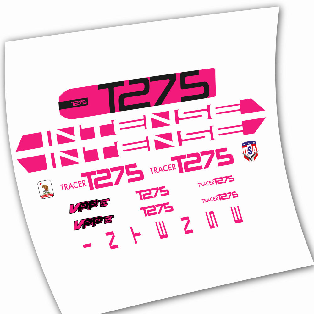 Stickers Intense T275 compatibles Autocollants cadre