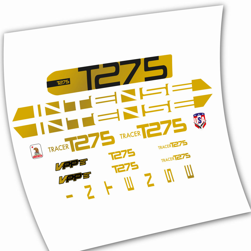 Stickers Intense T275 compatibles Autocollants cadre
