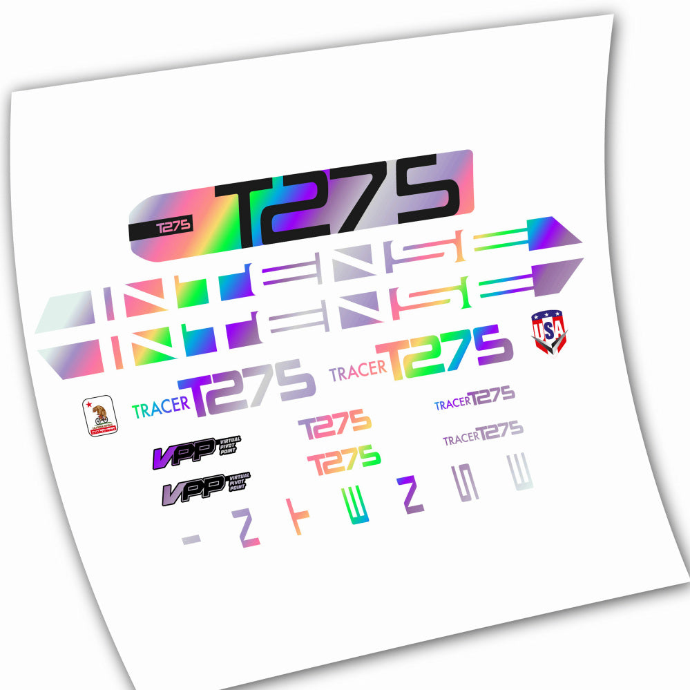 Stickers Intense T275 compatibles Autocollants cadre