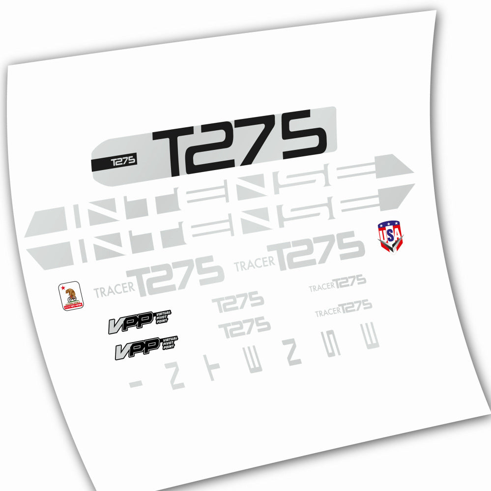 Stickers Intense T275 compatibles Autocollants cadre