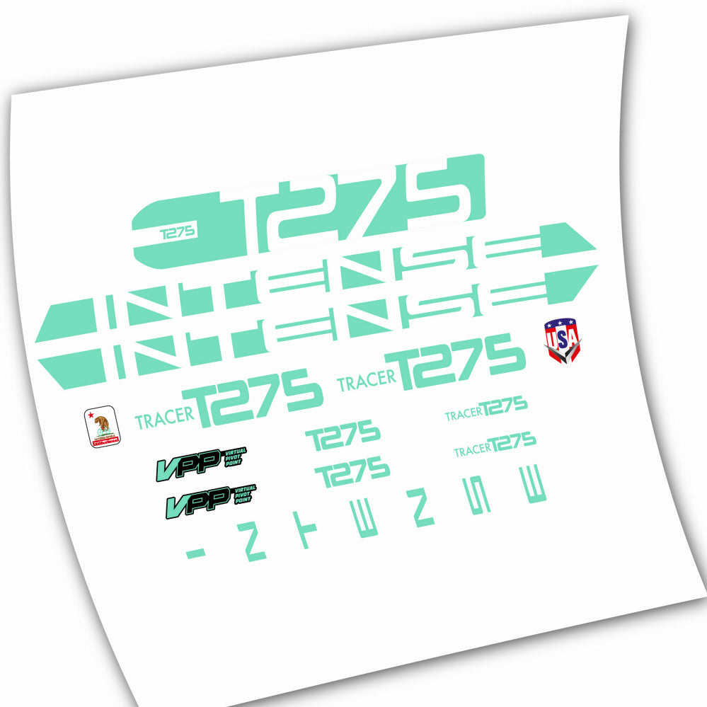 Stickers Intense T275 compatibles Autocollants cadre