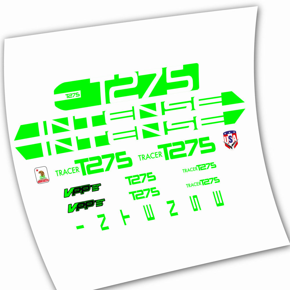 Stickers Intense T275 compatibles Autocollants cadre
